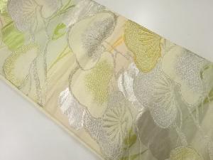 アンティーク　笹松模様織出し袋帯（材料）